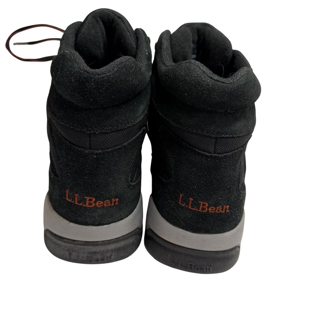 LL Bean Suede Canvas Hiking Boot Shoe Men Black 11 - Picture 7 of 11